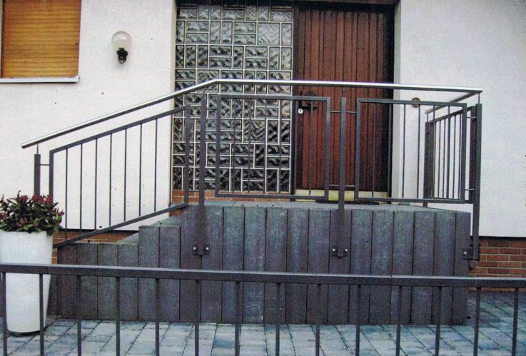 Eingangsgeländer Beschichtet Eingangsgeländer Beschichtet
